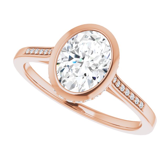 Rose Gold-Oval