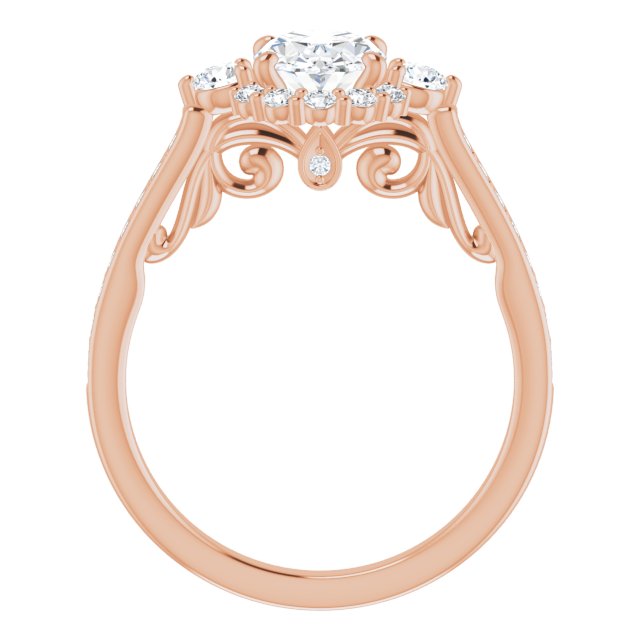 Rose Gold-Oval