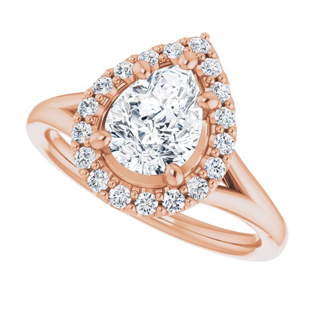 Rose Gold-Pear