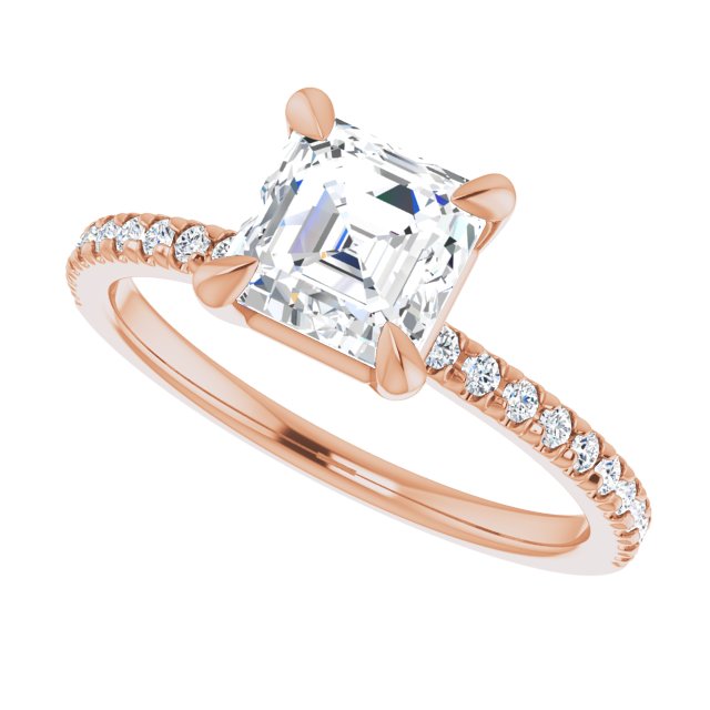 Rose Gold-Asscher