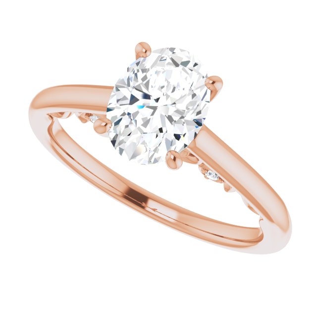 Rose Gold-Oval