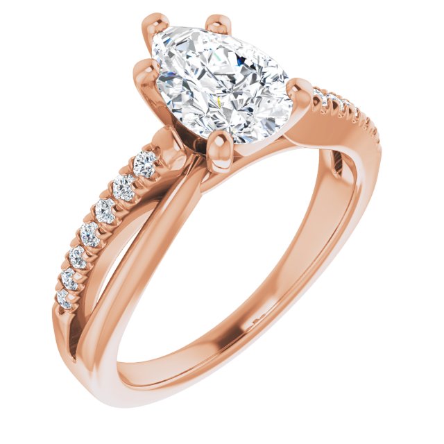 Rose Gold-Pear
