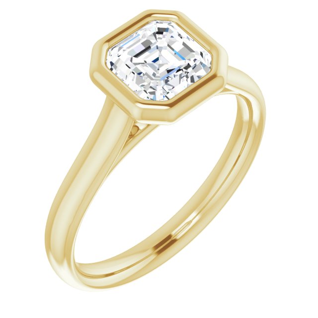 Yellow Gold-Asscher