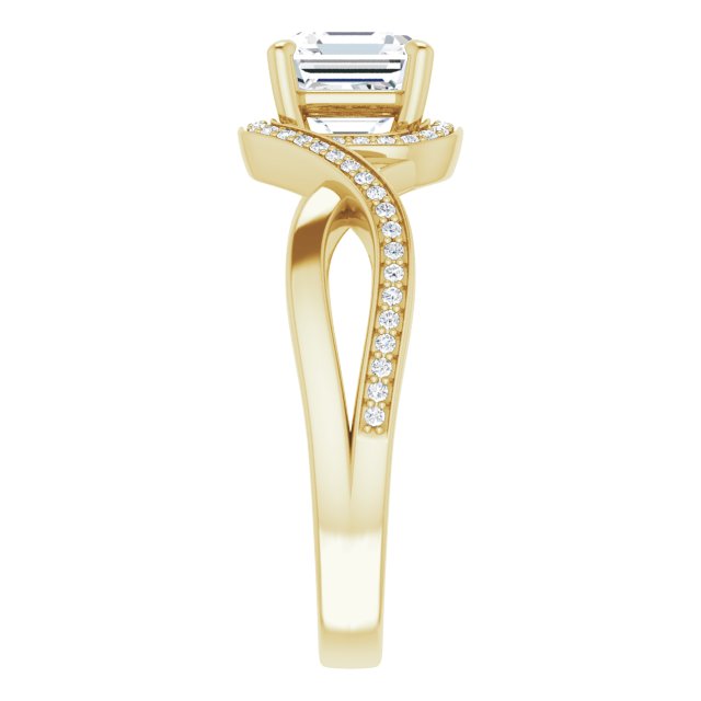 Yellow Gold-Asscher