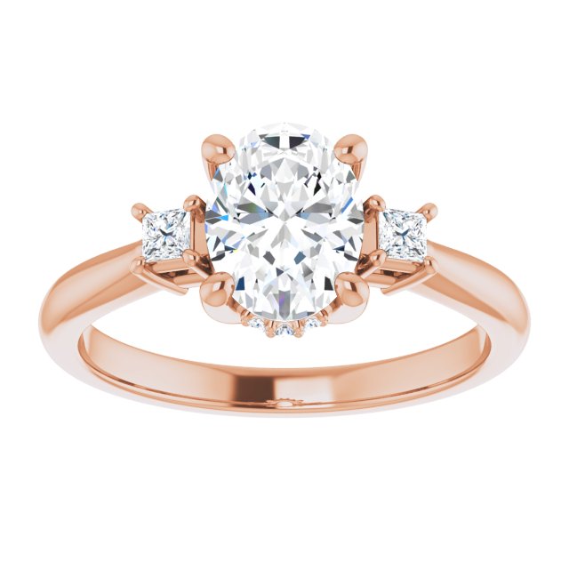 Rose Gold-Oval