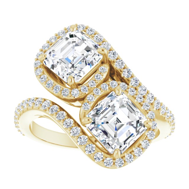 Yellow Gold-Asscher
