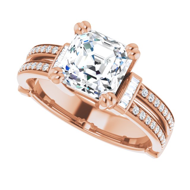 Rose Gold-Asscher