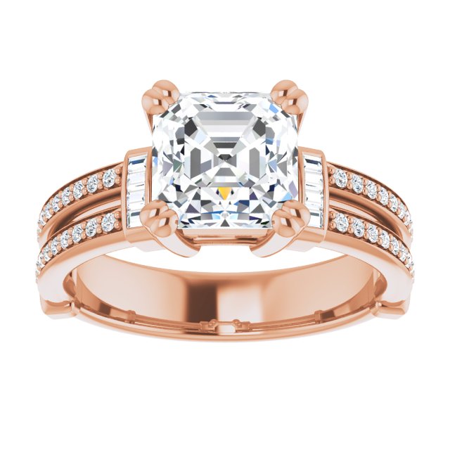 Rose Gold-Asscher