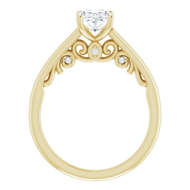 Yellow Gold-Oval