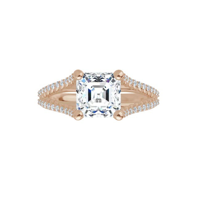 Rose Gold-Asscher