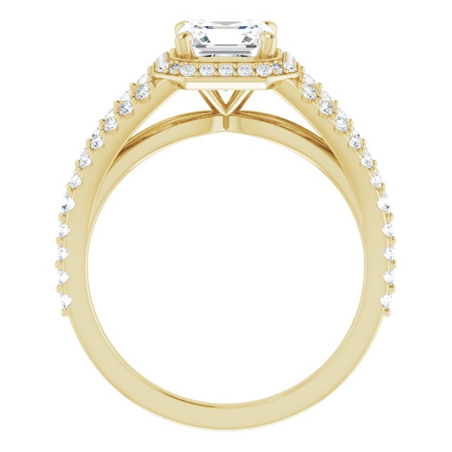 Yellow Gold-Asscher