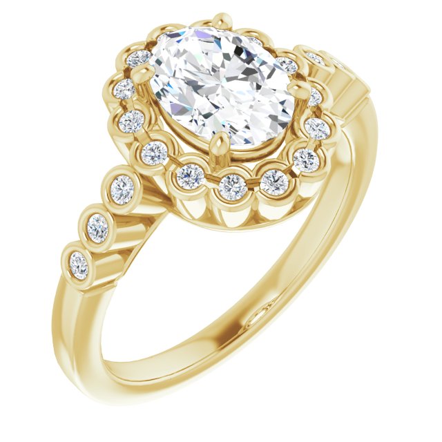 Yellow Gold-Oval