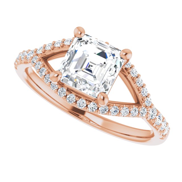 Rose Gold-Asscher