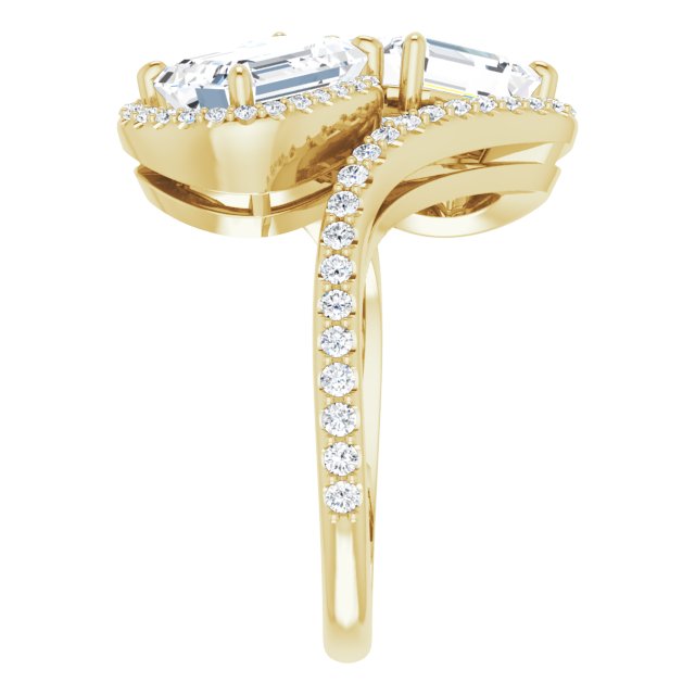 Yellow Gold-Emerald