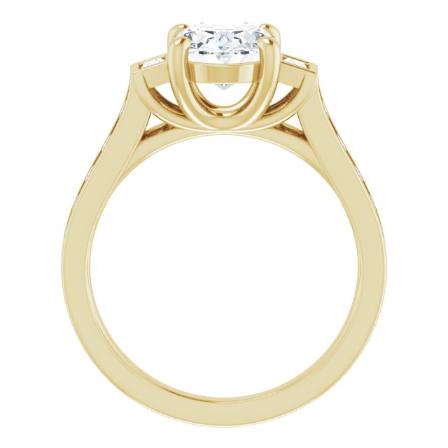 Yellow Gold-Oval