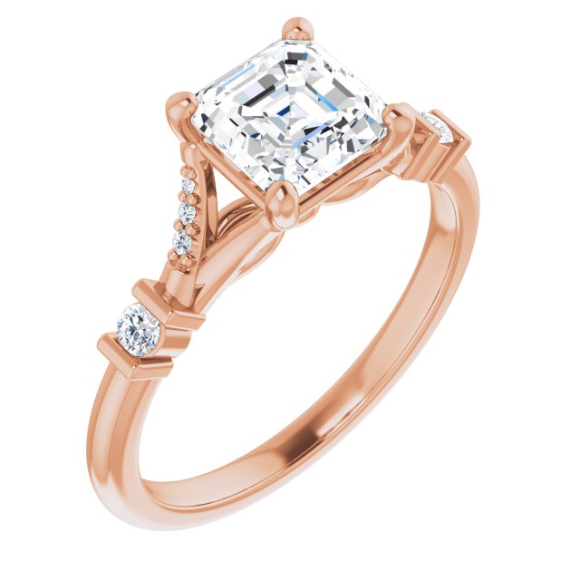 Rose Gold-Asscher