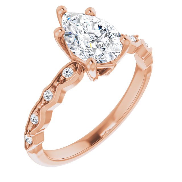 Rose Gold-Pear