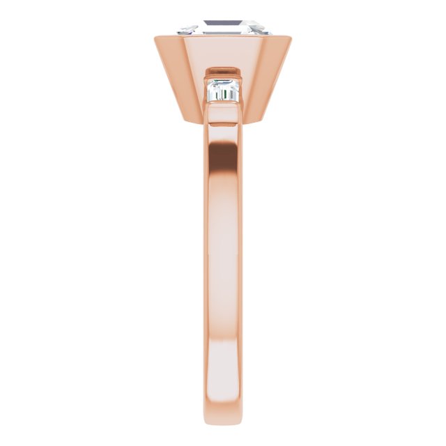 Rose Gold-Asscher