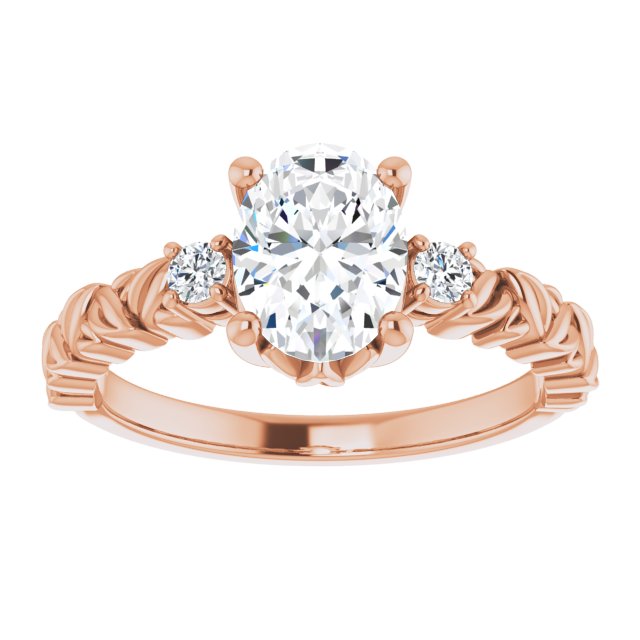 Rose Gold-Oval