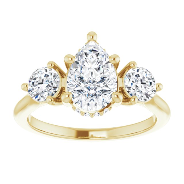 Yellow Gold-Pear