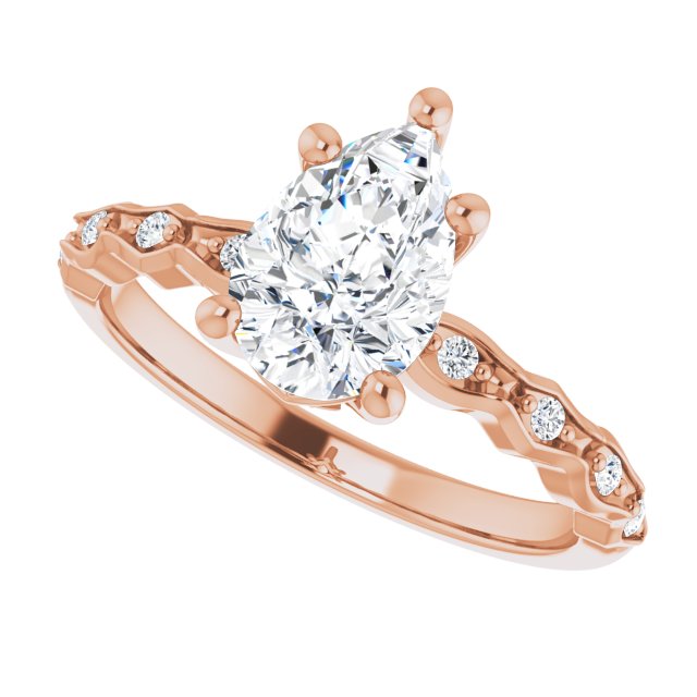 Rose Gold-Pear