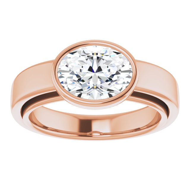 Rose Gold-Oval