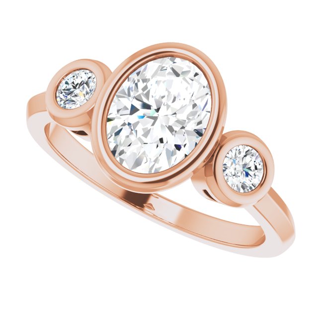 Rose Gold-Oval