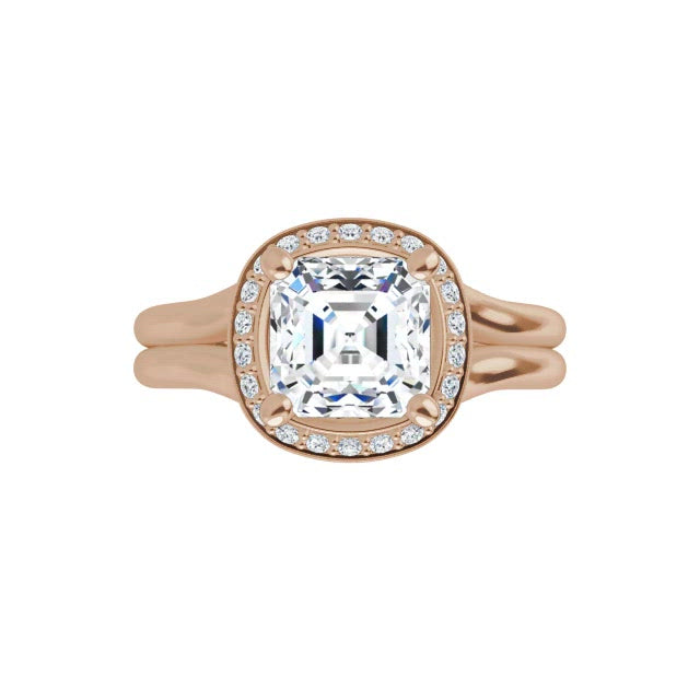 Rose Gold-Asscher