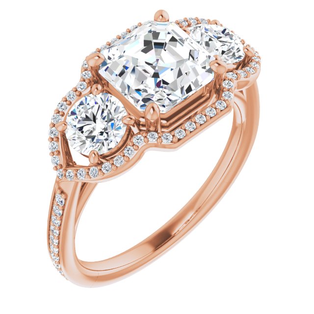 Rose Gold-Asscher