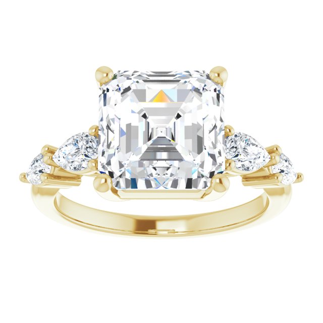 Yellow Gold-Asscher