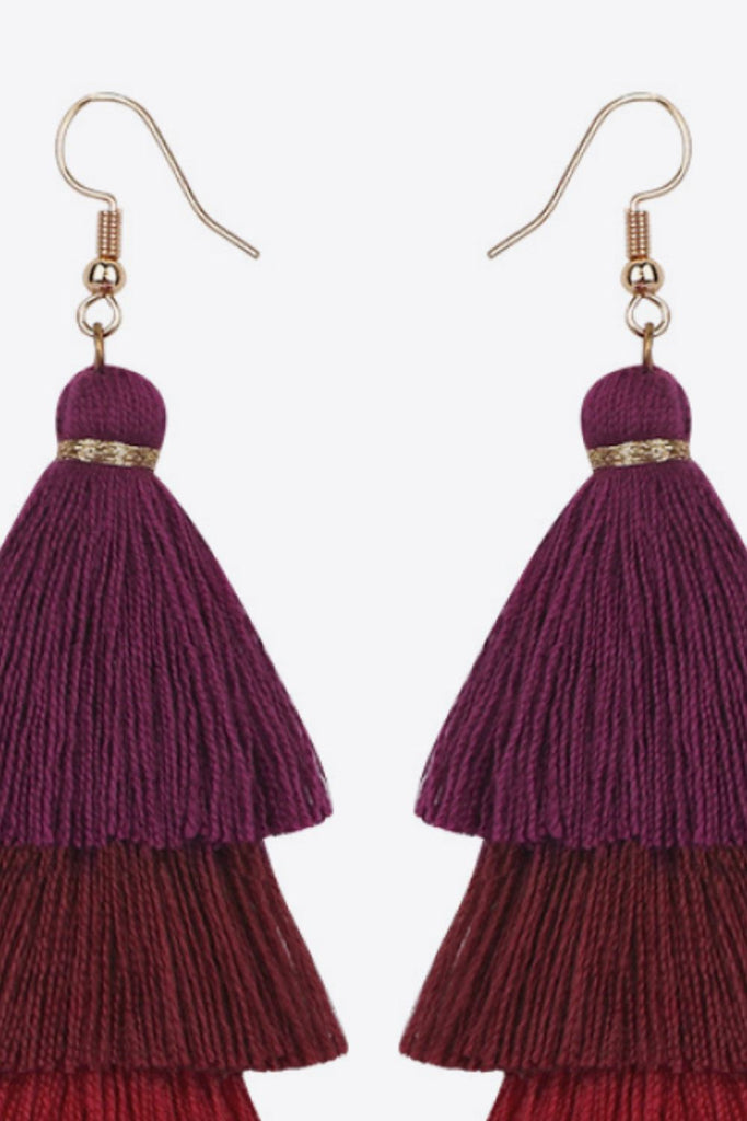 Layered Tassel Earrings