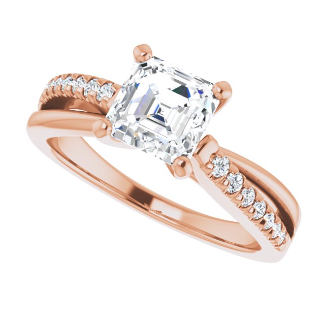 Rose Gold-Asscher