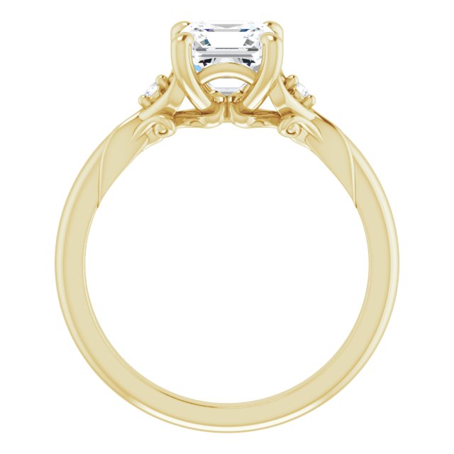 Yellow Gold-Asscher