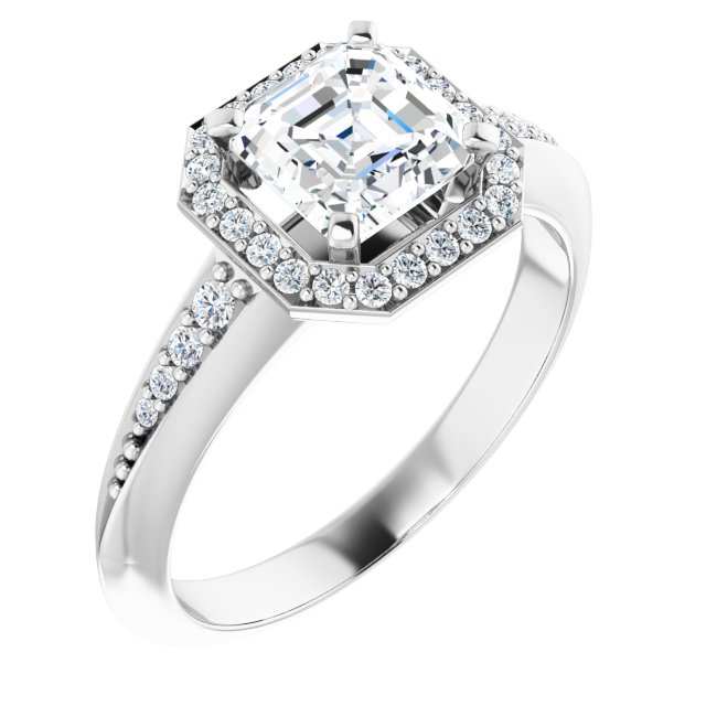 White Gold-Asscher