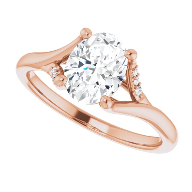 Rose Gold-Oval