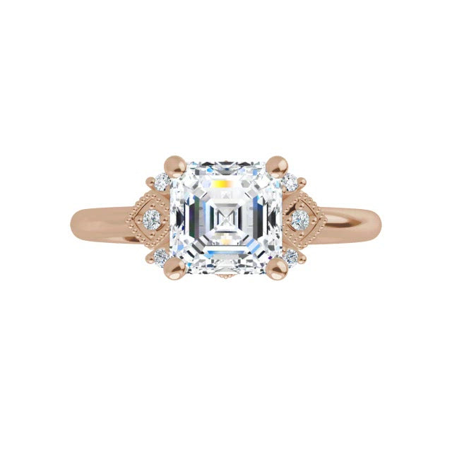 Rose Gold-Asscher