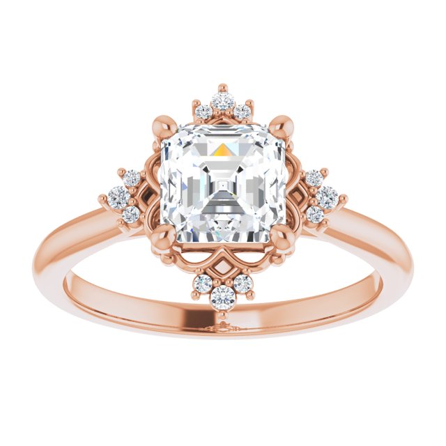 Rose Gold-Asscher