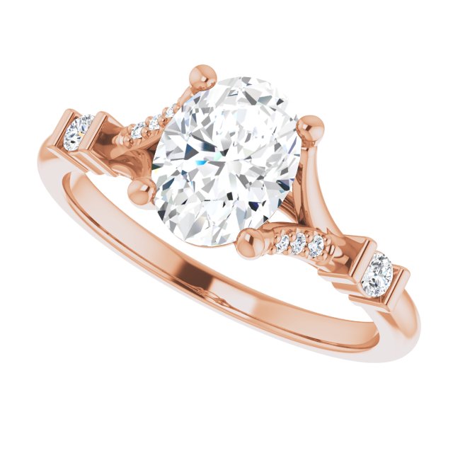 Rose Gold-Oval