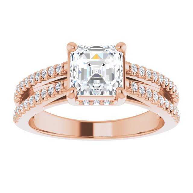 Rose Gold-Asscher