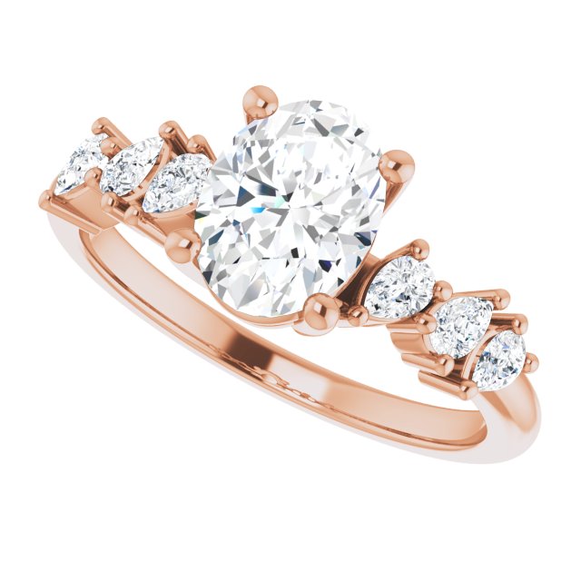 Rose Gold-Oval