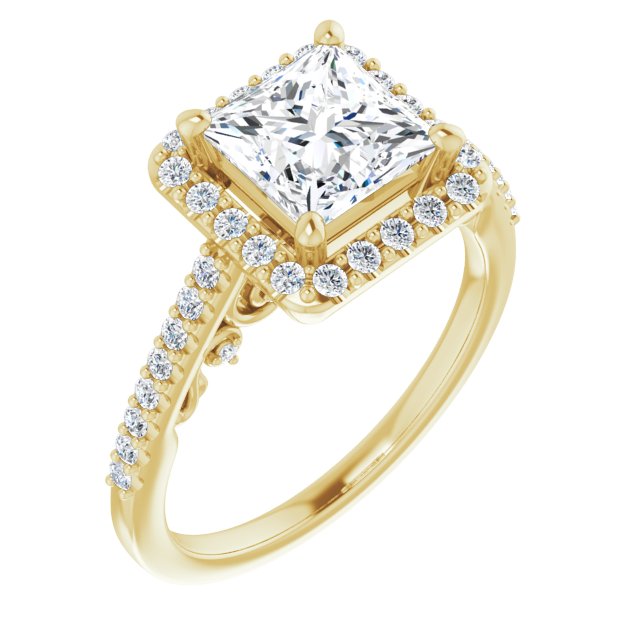 Yellow Gold-Square