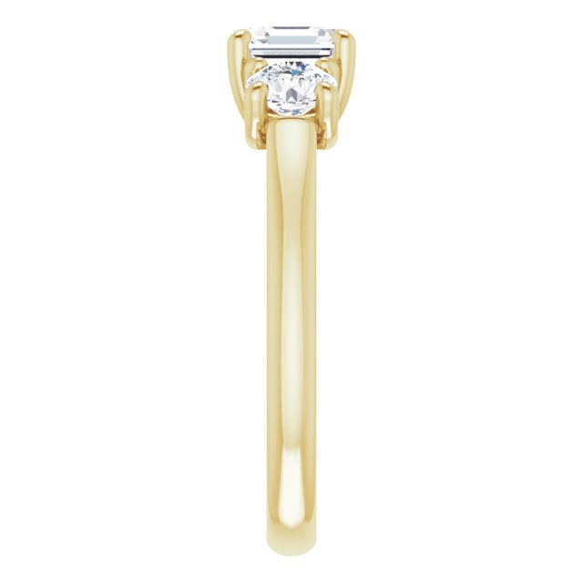 Yellow Gold-Asscher