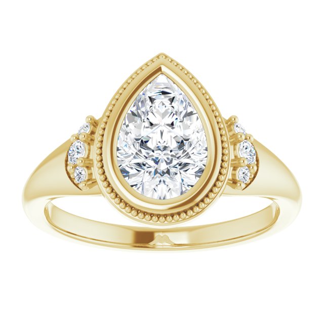 Yellow Gold-Pear