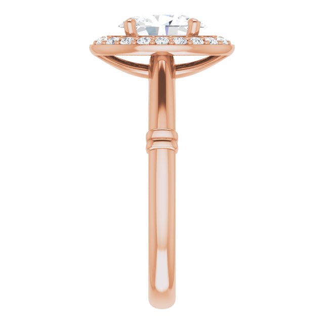 Rose Gold-Oval