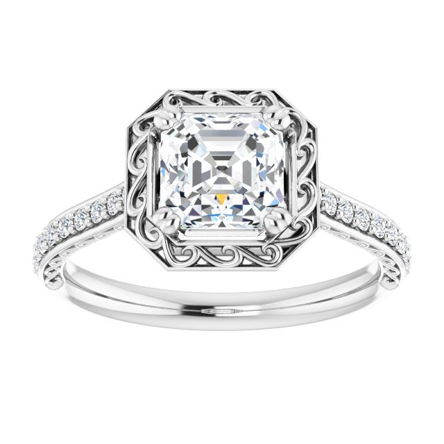 White Gold-Asscher