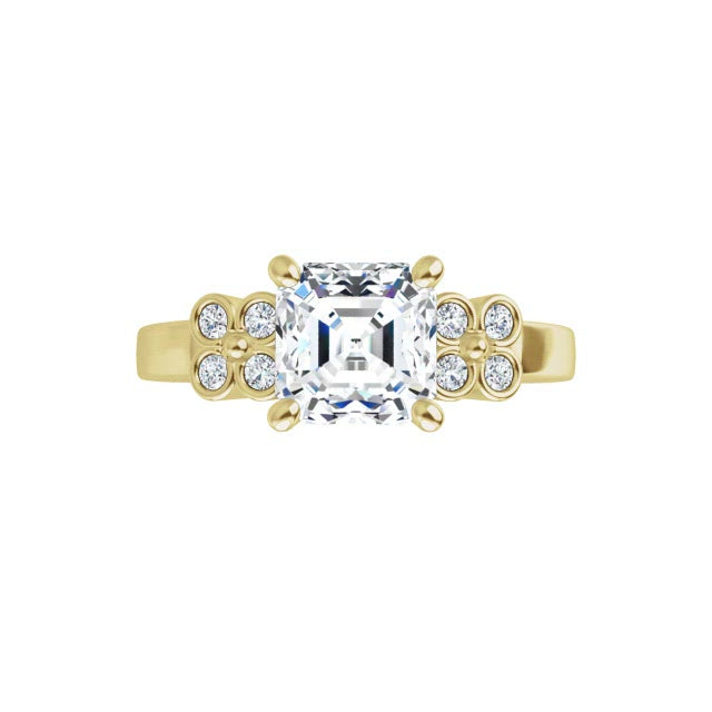 Yellow Gold-Asscher