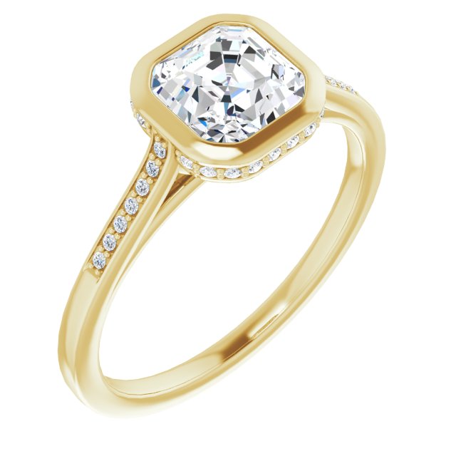 Yellow Gold-Asscher