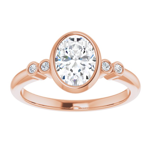 Rose Gold-Oval