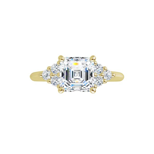 Yellow Gold-Asscher