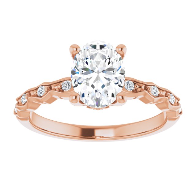 Rose Gold-Oval